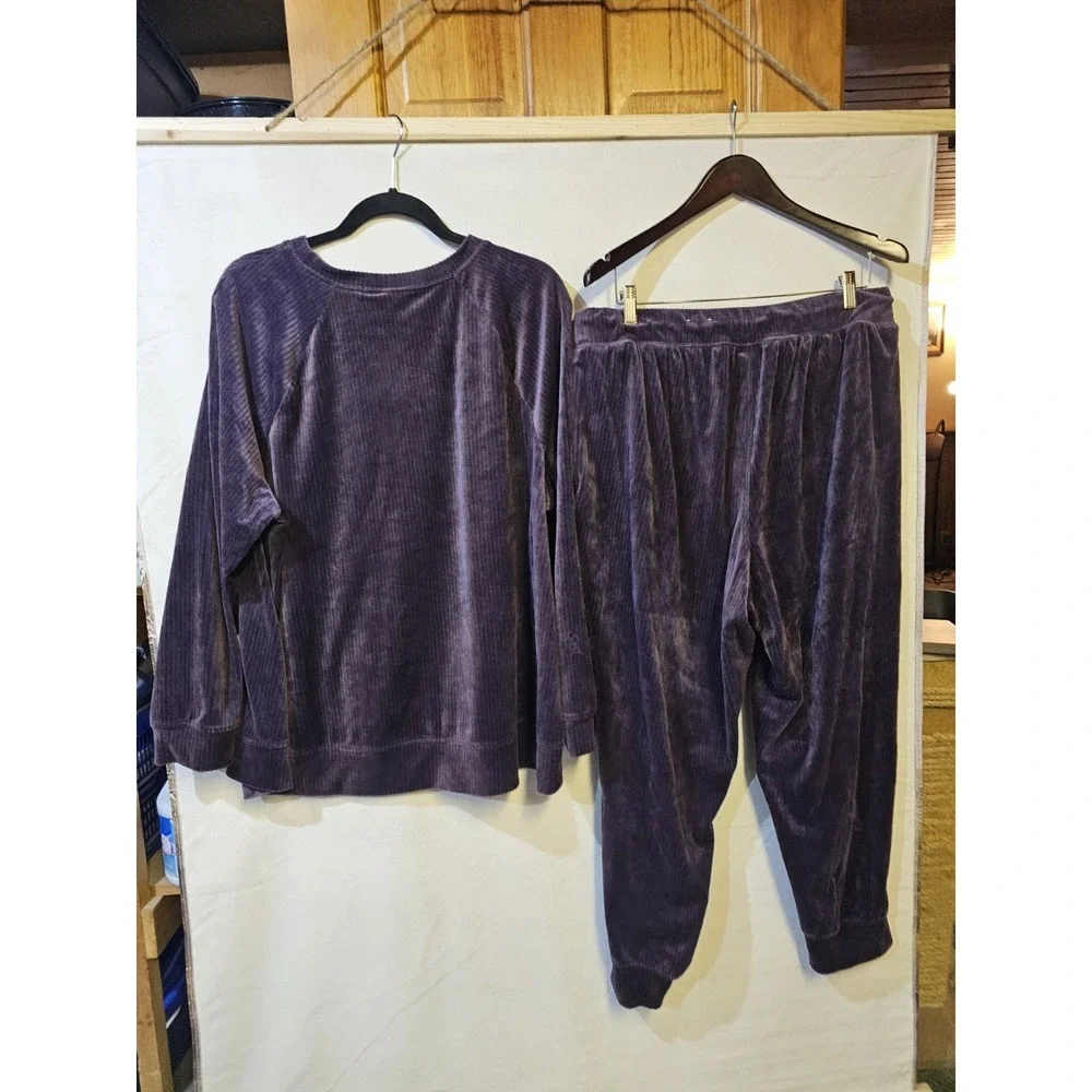 Livi Lane Bryant Velor Top and Pants Size 18/20 2 Piece Set  Plus‎ Size